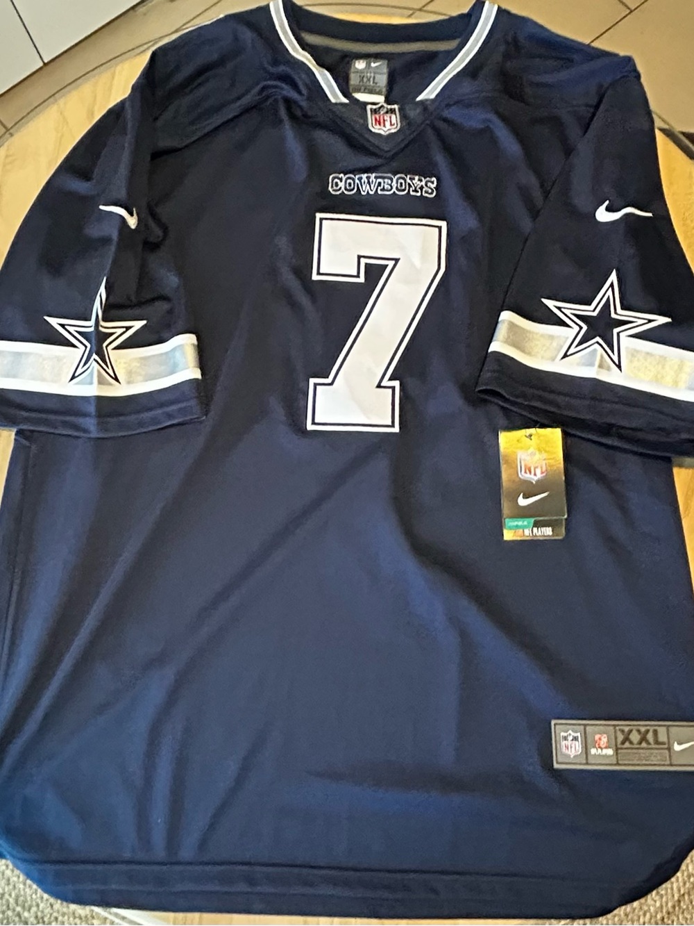 NFL On-Field XXL #7 Diggs Jersey